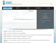 Tablet Screenshot of ihrc.nl